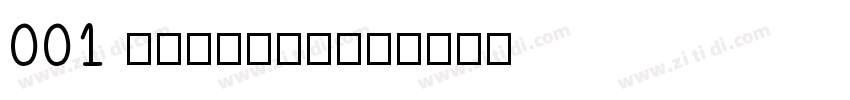 001 SSRuiBoTi字体转换